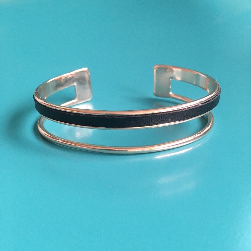 🌿Vintage | Copper & Black Bangle/Cuff Bracelet